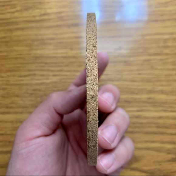 Funny Laser Engraved Cork Coaster #1 - Picture 4 of 6